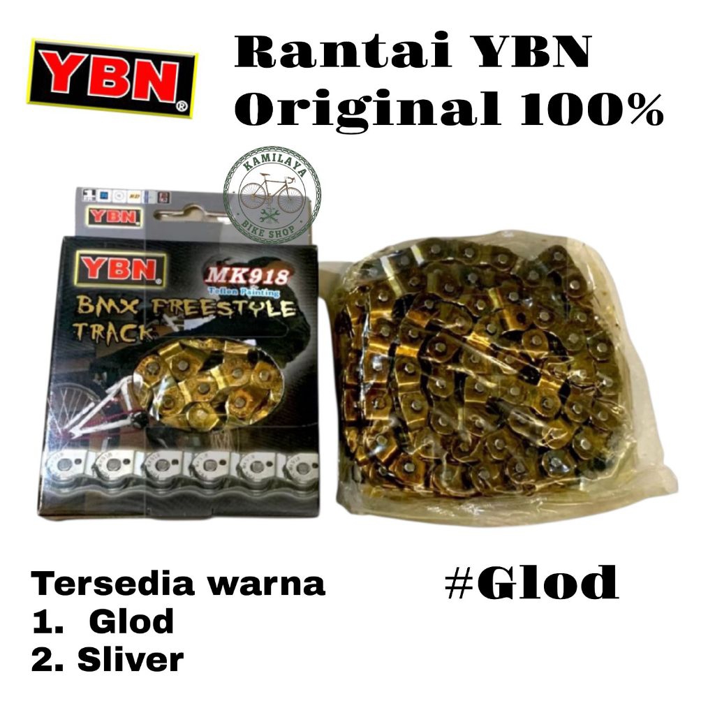 Rantai YBN Original singel Speed Untuk BMX