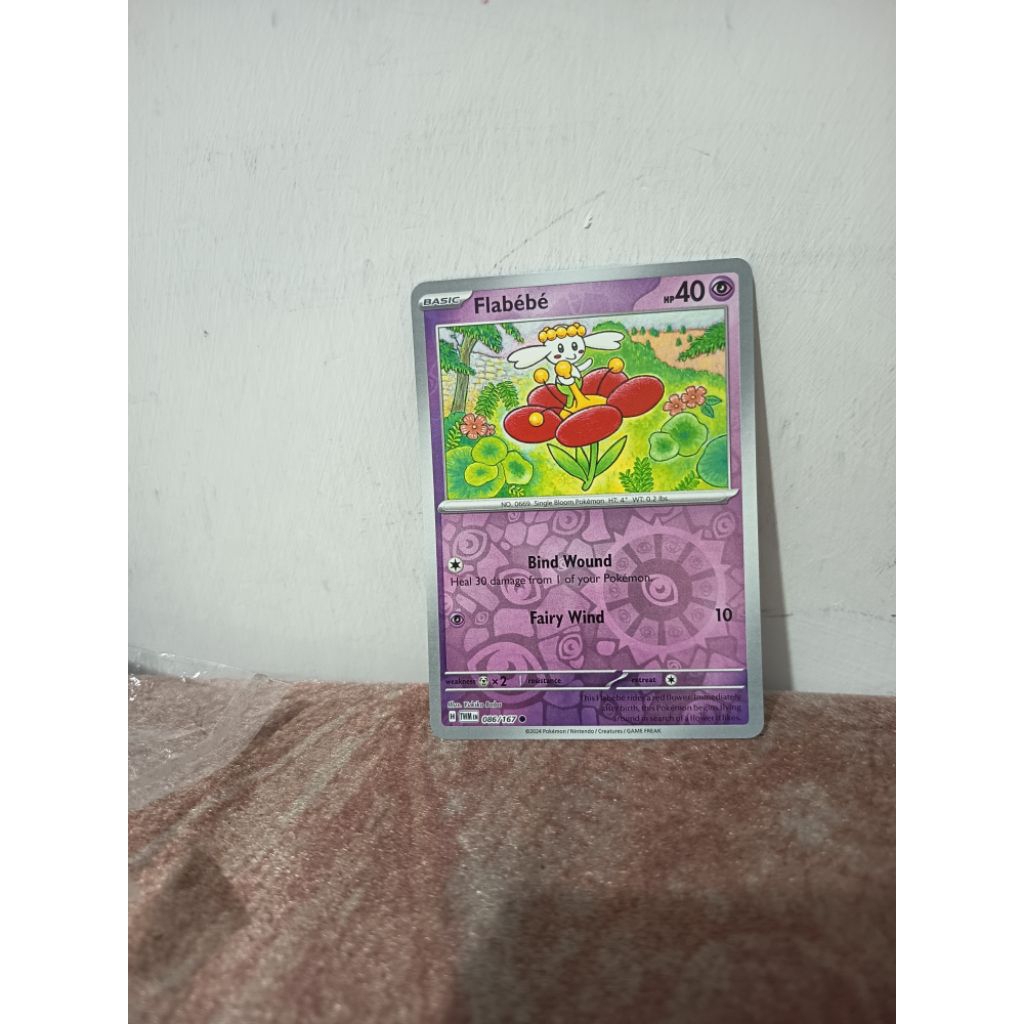 kartu pokemon TCG english original holo reverse (flabebe)