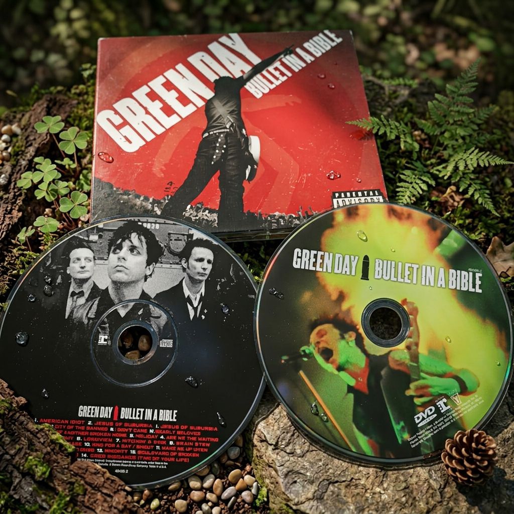Cd & Dvd Green Day - Bullet In A Bible Made In USA