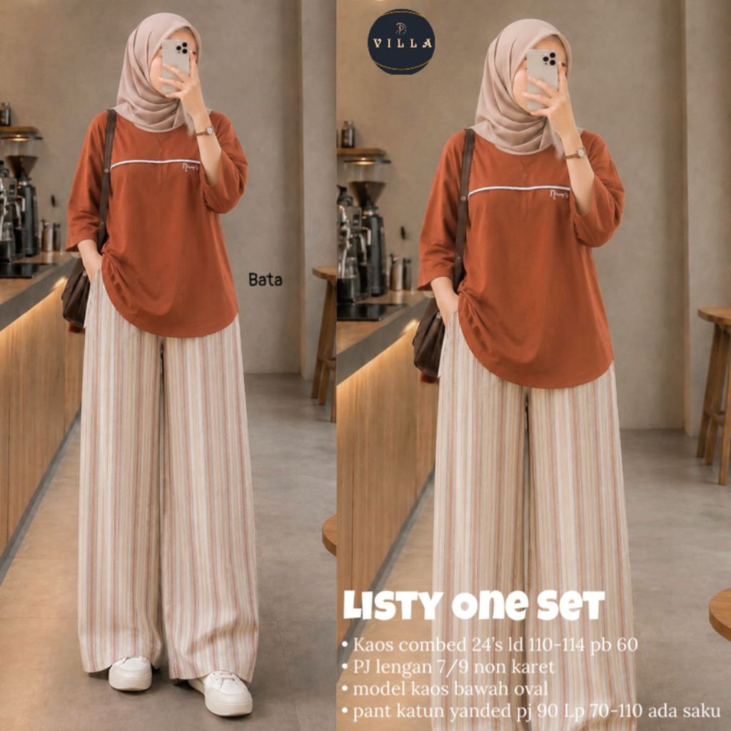 TERBARU GAMIS  MARIAM OVERAL // CALISTY ONE SET    CANTIK ORI BY VILLA  BY SPASSY
