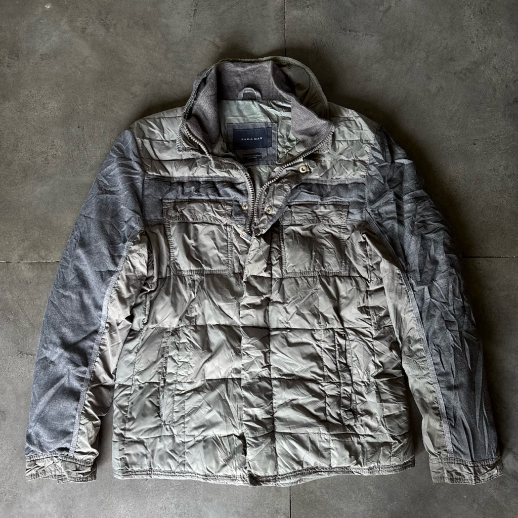 Zara Man Quilted Puffer Jacket