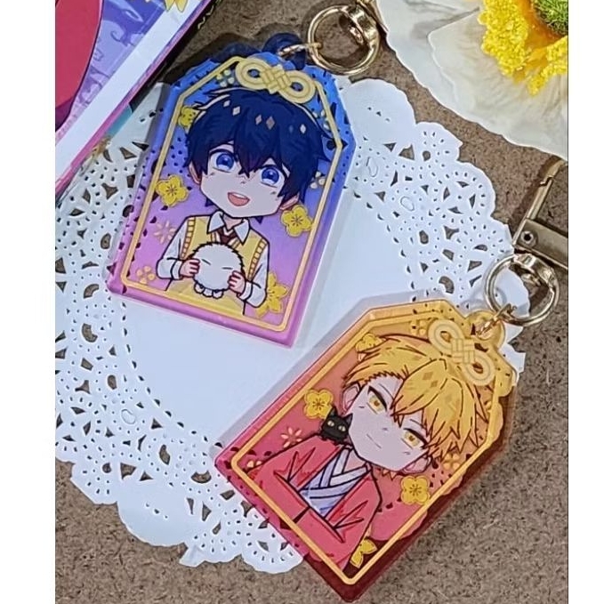 Fukigen na Mononokean FANMERCH omamori acrylic keychain