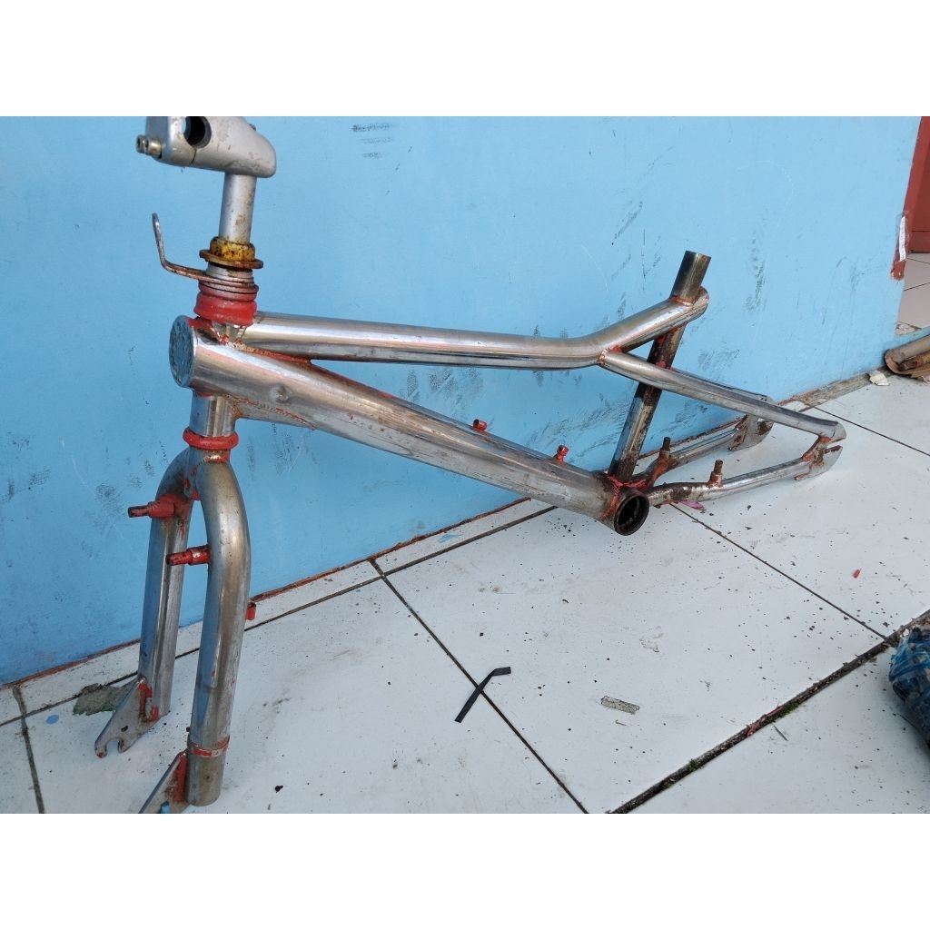 FRAME Fork SEPEDA BMX 20 inch MONGOOSE seri G211006025 VINTAGE LANGKA