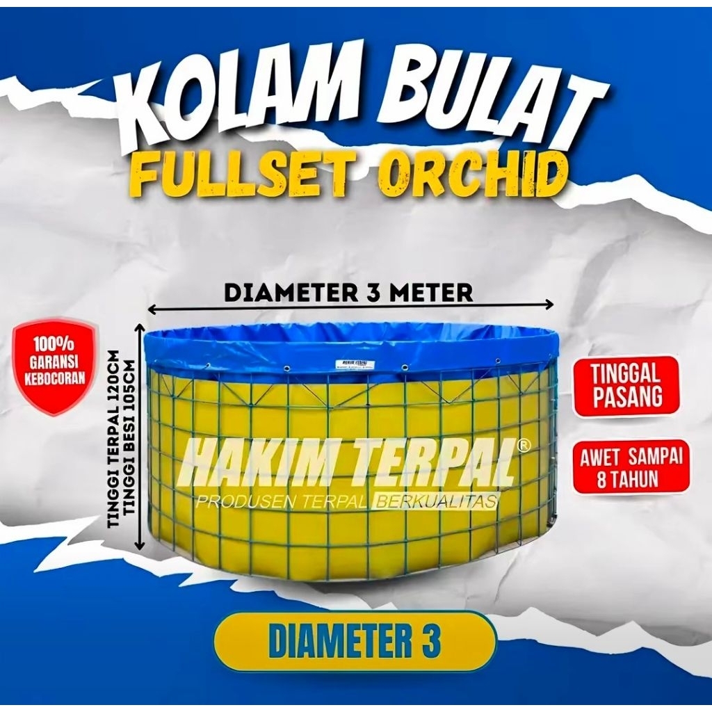 KolamBulatD3OrchidFullset