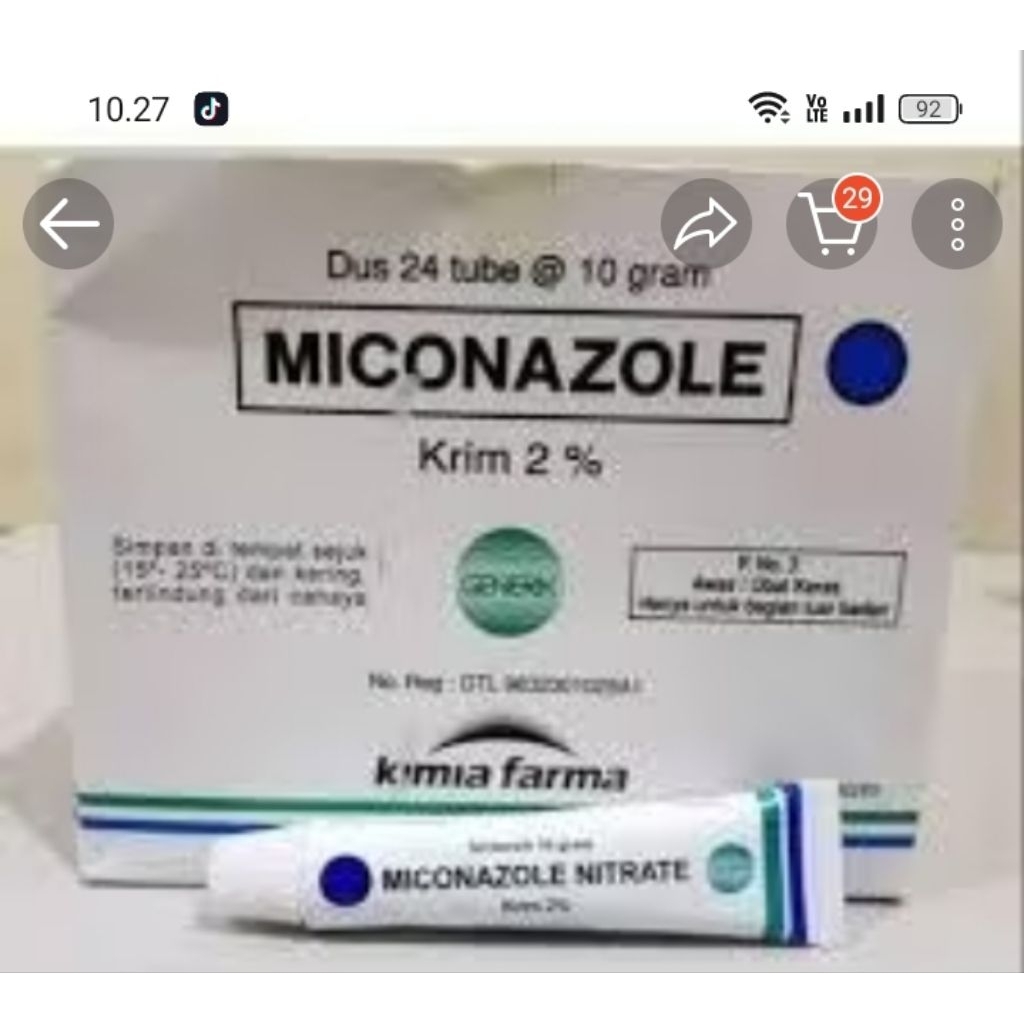 miconazole salep gatal anti jamur kadas kurap kutu air dll