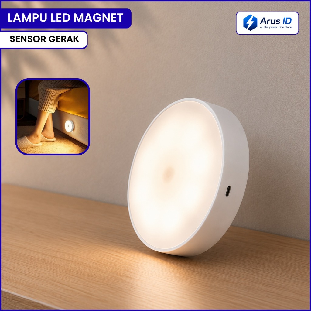 Lampu Sensor Gerak Cahaya Otomatis PORTABLE Lampu Otomatis Sensor Cahaya Lampu Tangga Indoor Sensor 