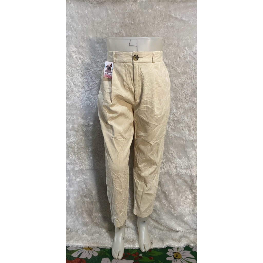 Celana panjang kulot GU Corduroy
