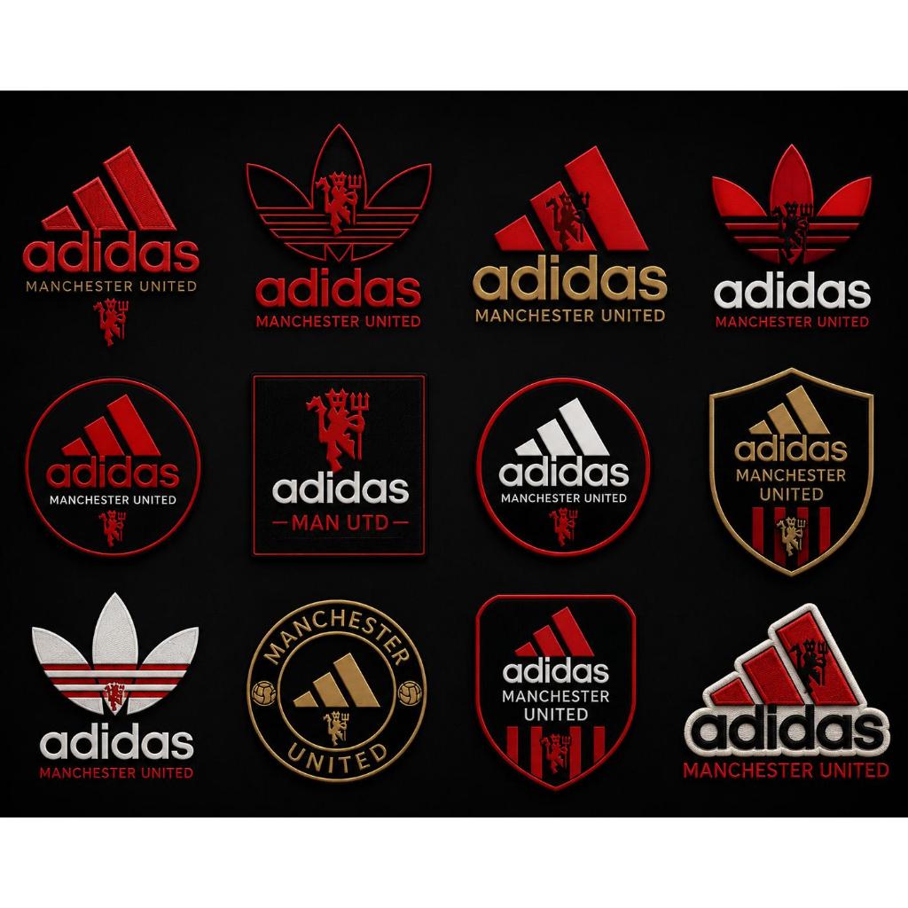 Patch bordir Manchester United paket 10 Random