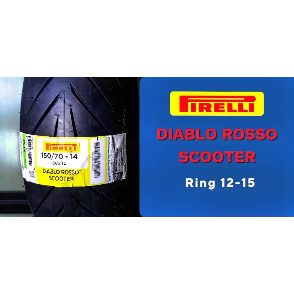 PIRELLI DIABLO ROSSO SCOOTER RING 12 - RING 15