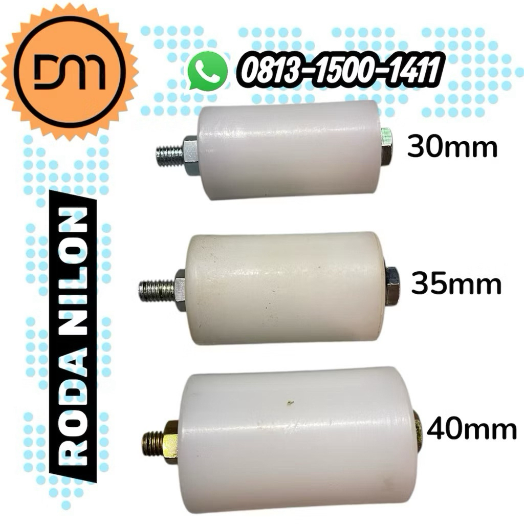 DM - Roda nilon / Roller pintu pagar stainless / Roller nilon / roda roller nilon pagar