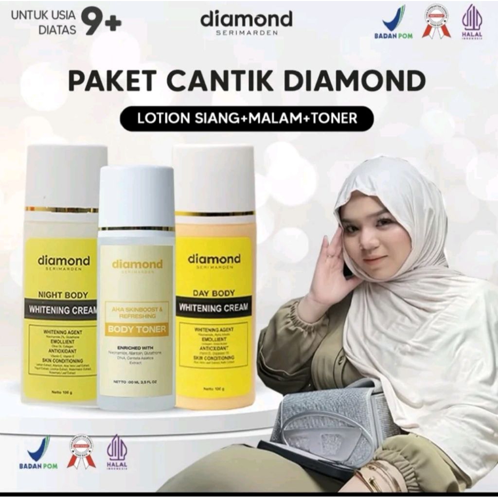 PAKET COMBO HB DIAMOND SIANG MALAM + TONER SERIMARDEN
