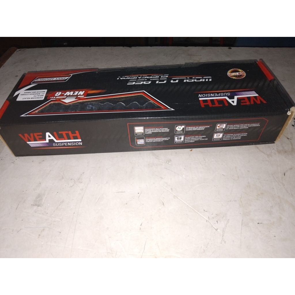Shock Blk Wealth New G AEROX 280 B/Black