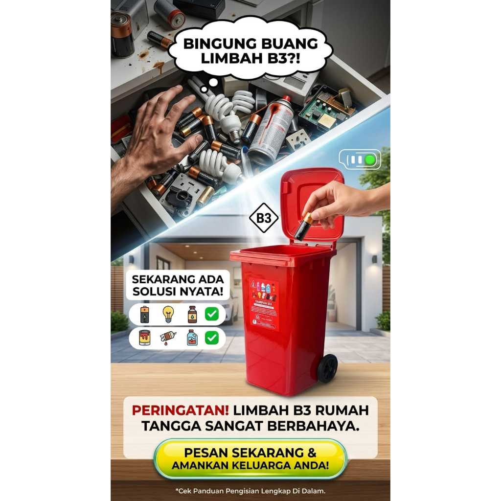 Tempat Sampah Limbah B3