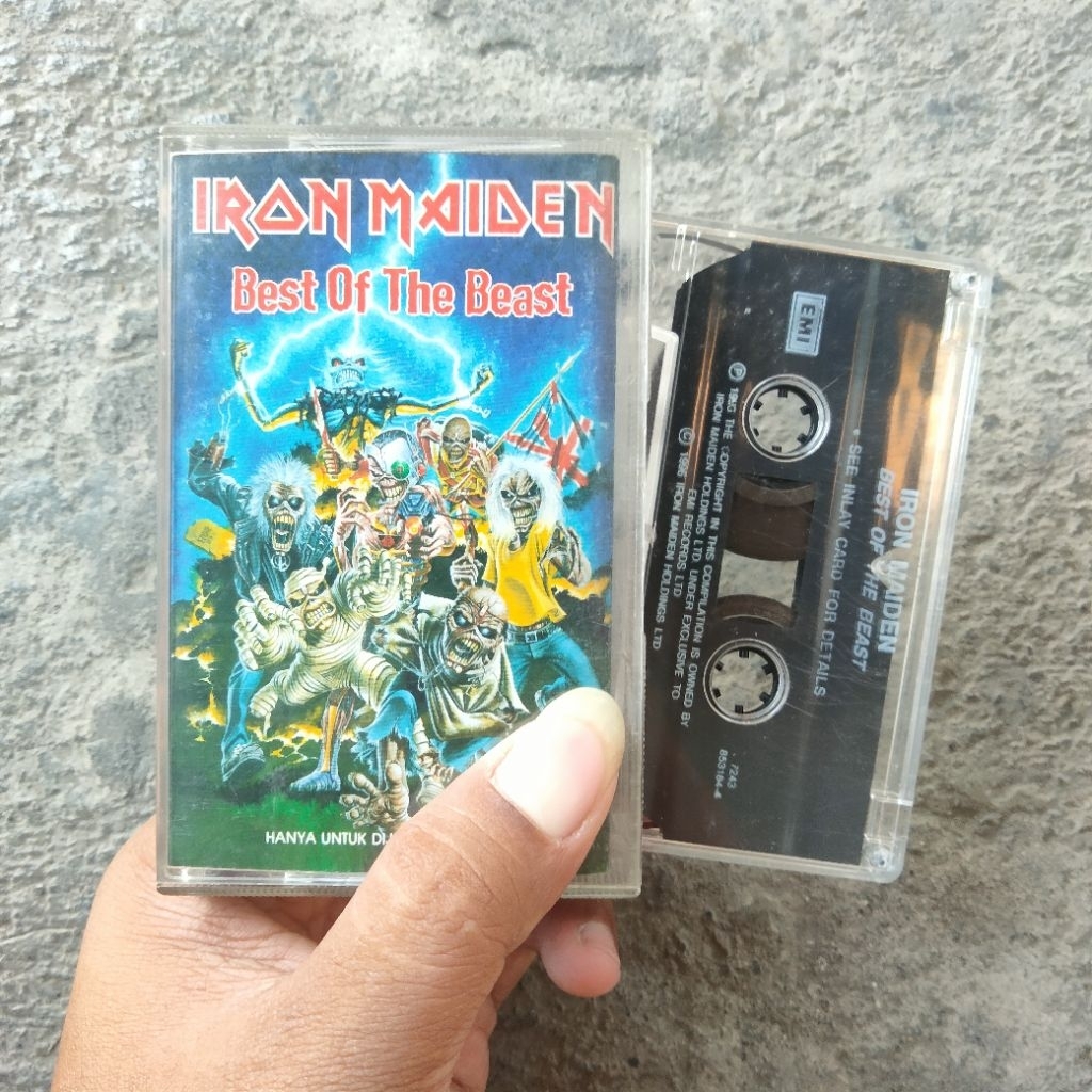 Kaset Pita Iron Maiden - Best Of The Beast