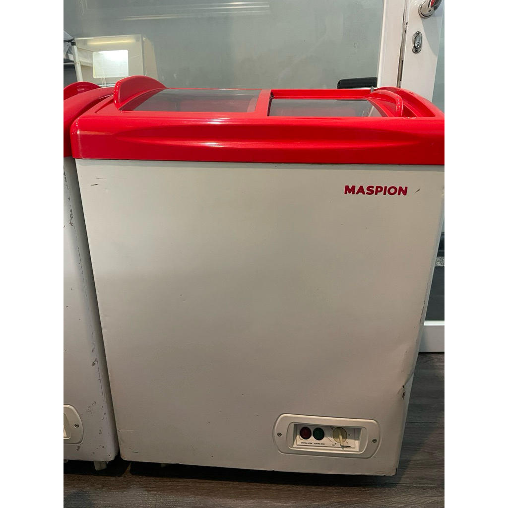 Maspion freezer & chiller showcase sliding door