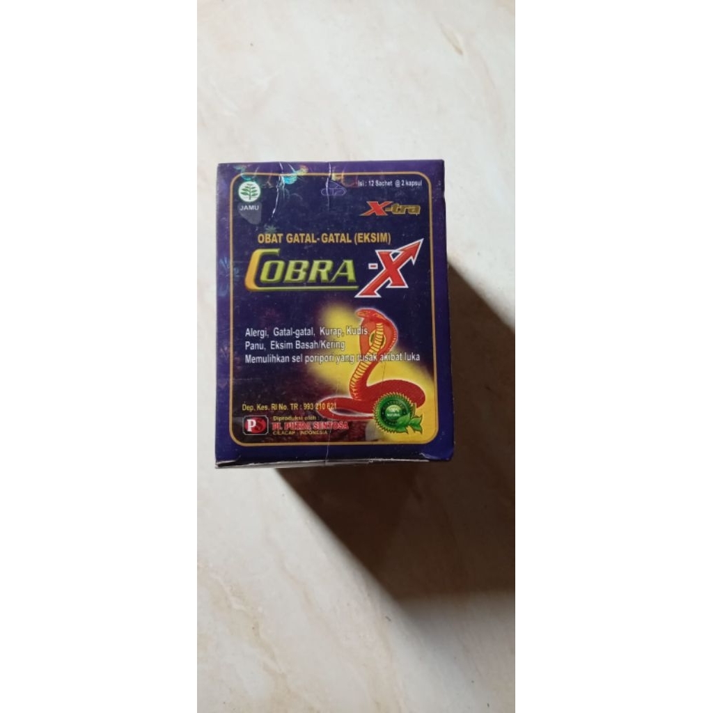Cobra X obat gatal gatal (exsim)