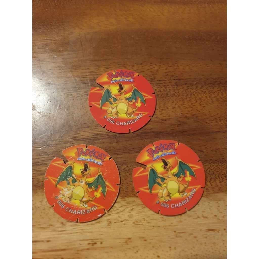 Tazos Spin Pokemon Charizard