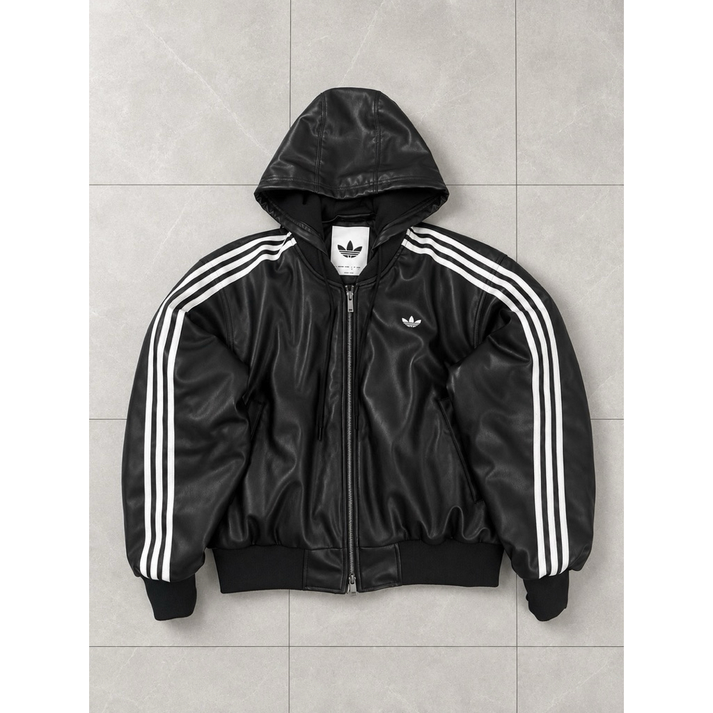 adidas leather jacket jaket kulit adidas