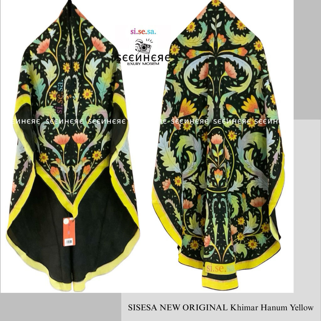 SISESA NEW ORIGINAL GUARANTEED - Khimar Hanum (bahan katun)