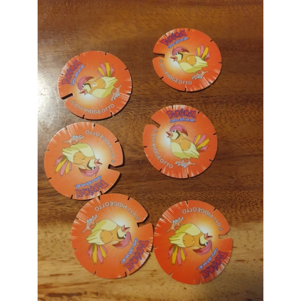 Tazos Spin Pokemon Pidgeotto