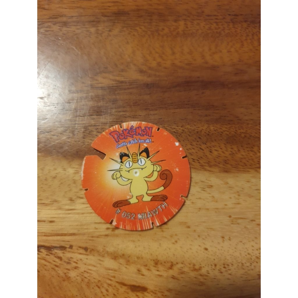 Tazos Spin Pokemon Miawth