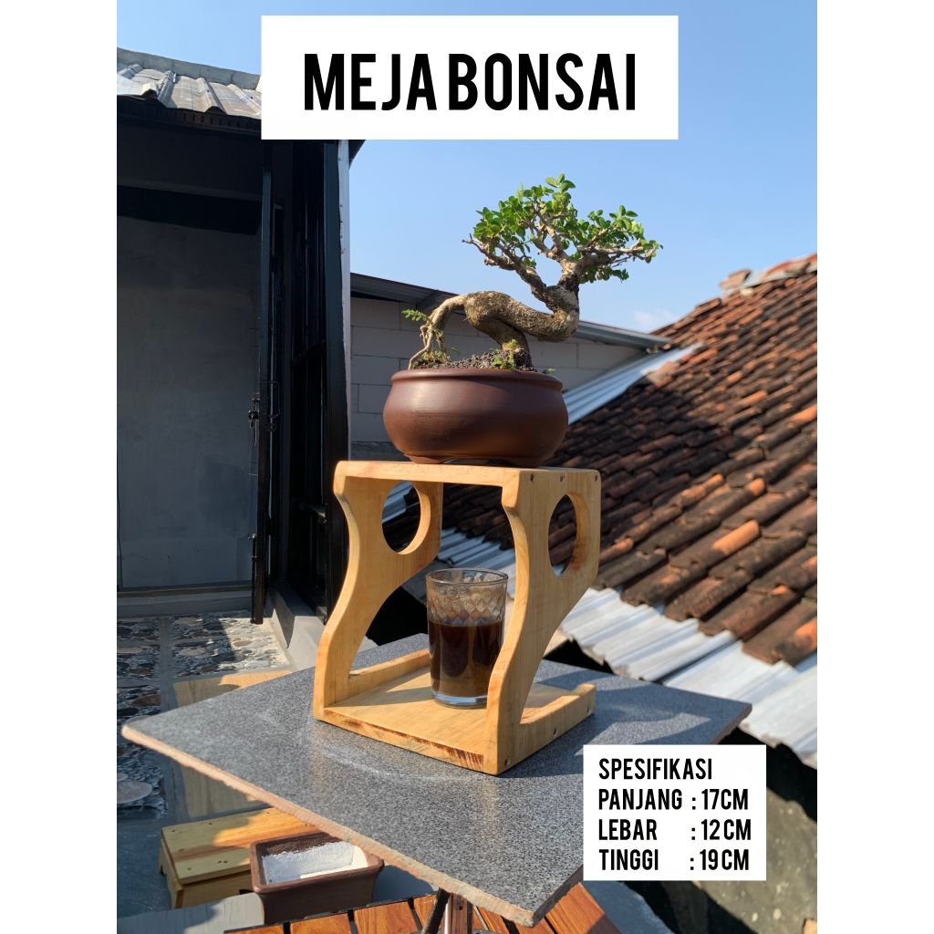 Meja pot bonsai display bonsai tatakan pot bonsai