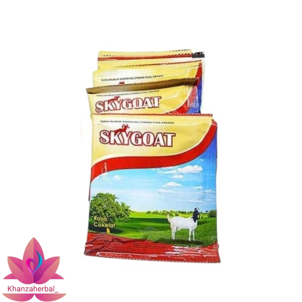 Susu Kambing Skygoat Cokelat | Susu bubuk Etawa | Skygoat Cokelat Persachet