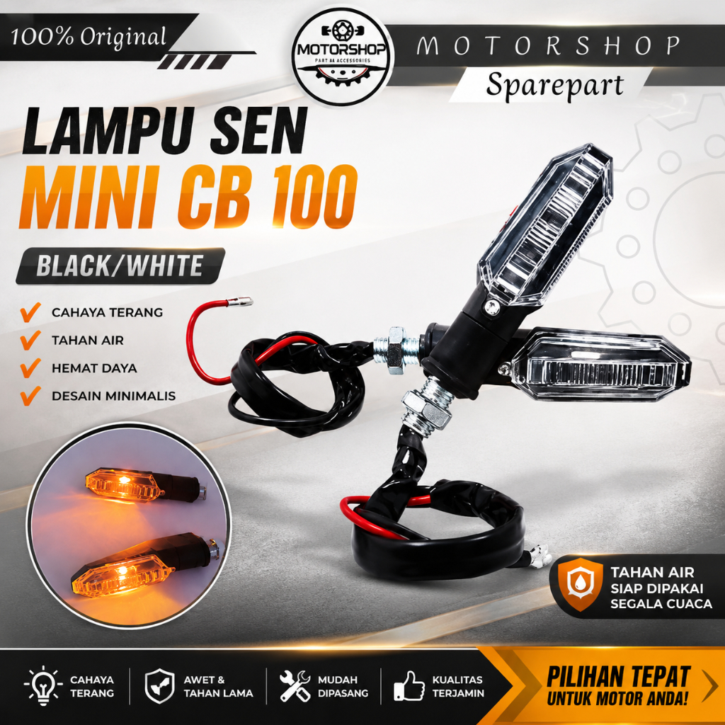 ( CR7 ) Sen Sein Mini ( CB 100 New ) Universal Lampu Sein