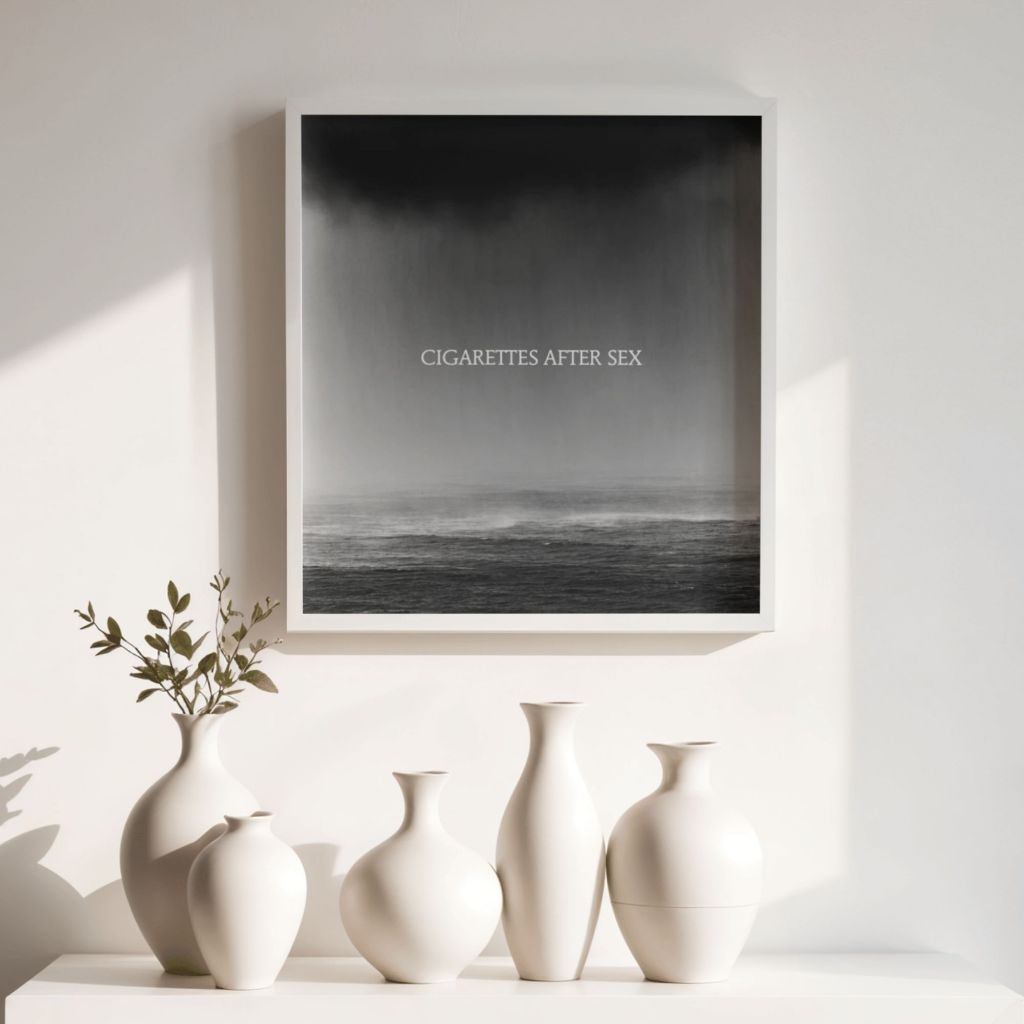 (CIGARETTES AFTER SEX) POSTER HIASAN DINDING COVER ALBUM/SINGLE/EP MUSISI/BAND WALLDECOR PREMIUM FRA