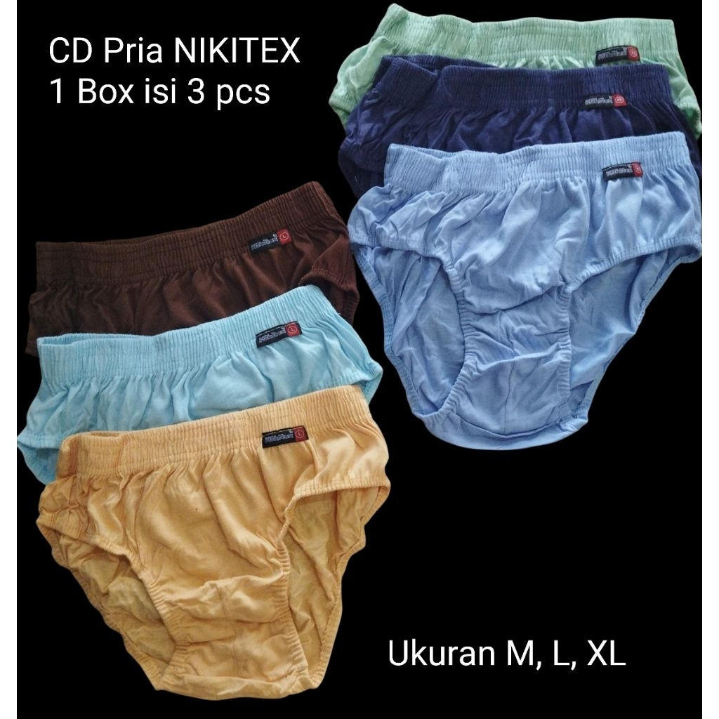 CD PRIA NIKITEX ISI 3 PCS