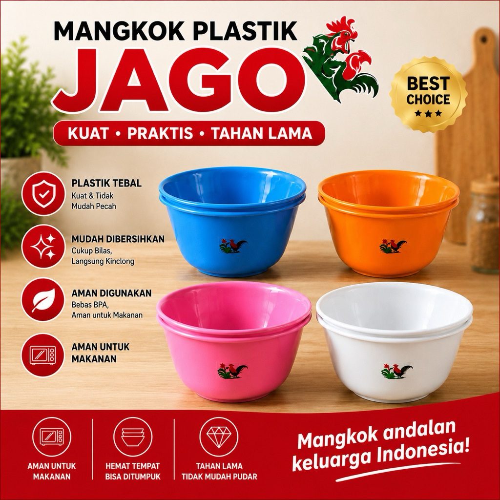 Mangkok Plastik Jago