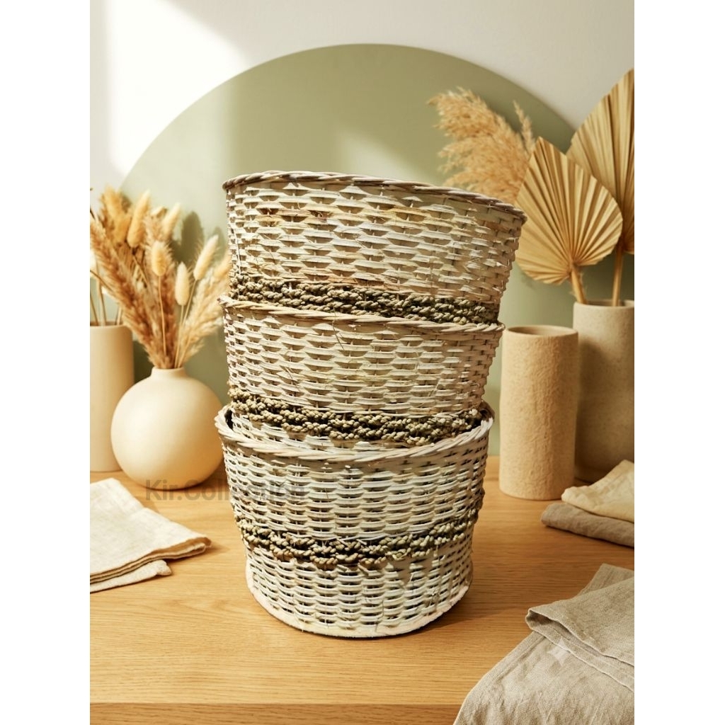Keranjang Rotan | Mix Keranjang Rotan | Keranjang Laundry | Badcover | Tempat Hadiah | Hampers Bayi