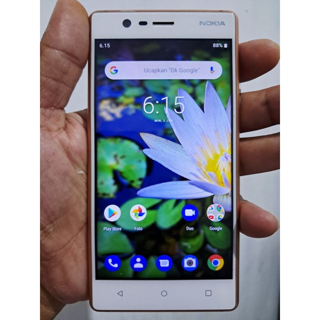 Nokia 3 Ram 2/16 4G ( Minus loudspekear off & tombol volume tidak ada )