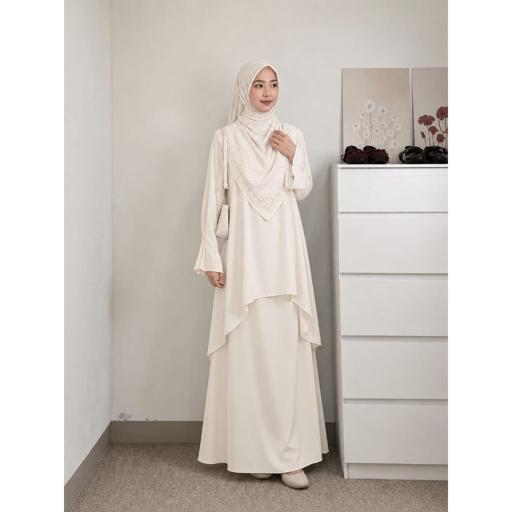Hot Deals Set Tunik Rok Sadrina Bahan Sabrina Anty Uv Baju Muslim