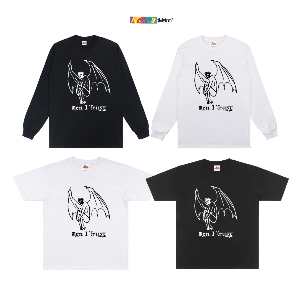 Men I Trust - Men I Trust  Gargoyle Tshirt Black - Kaos Band Heavy weight 16s