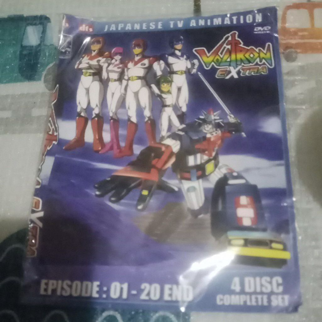 Kaset DVD VCD Original Japanese Animation Voltron extra 4 Disc Complete Set Episode 1-20