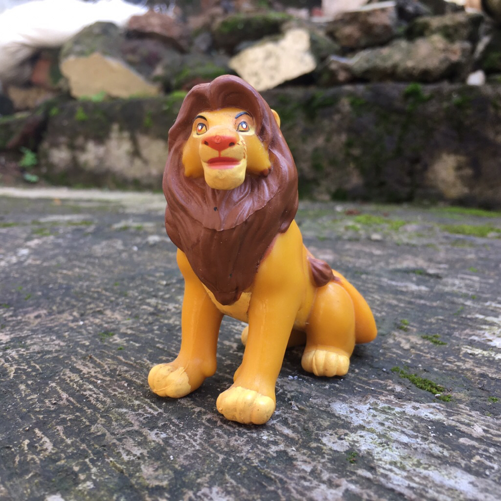 Disney Lion King Adult Simba Lion Action Figure Vintage