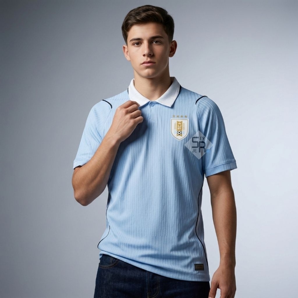 PLAYER ISSUE Jersey Uruguay Home Piala Dunia 2026 - Jersey Uruguay World Cup Terbaru High Quality