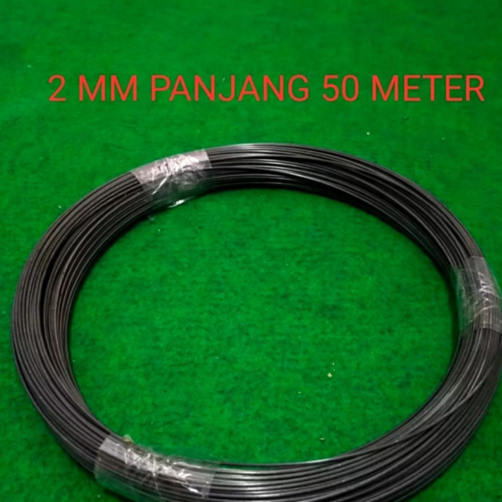 fiber ruji ukuran 2mm panjang 50meter