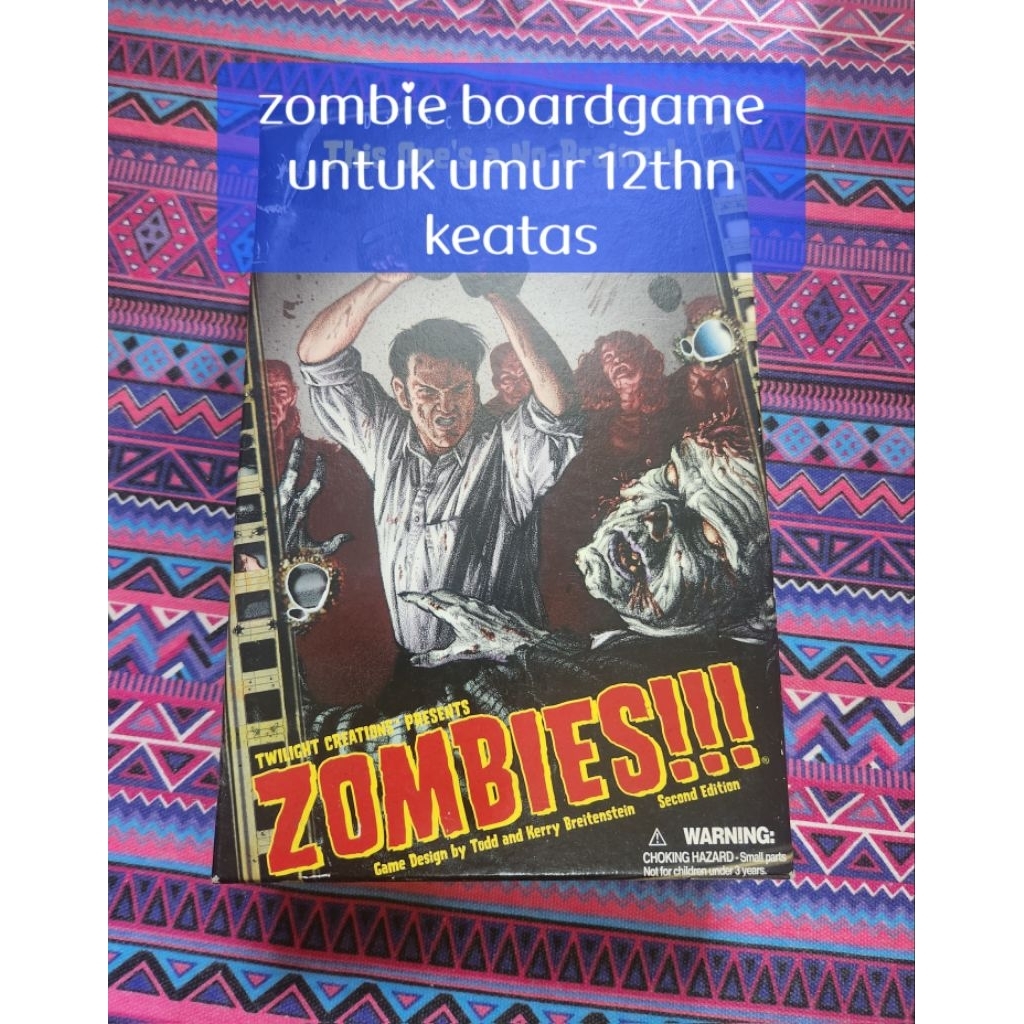 preloved rare item zombiez board game