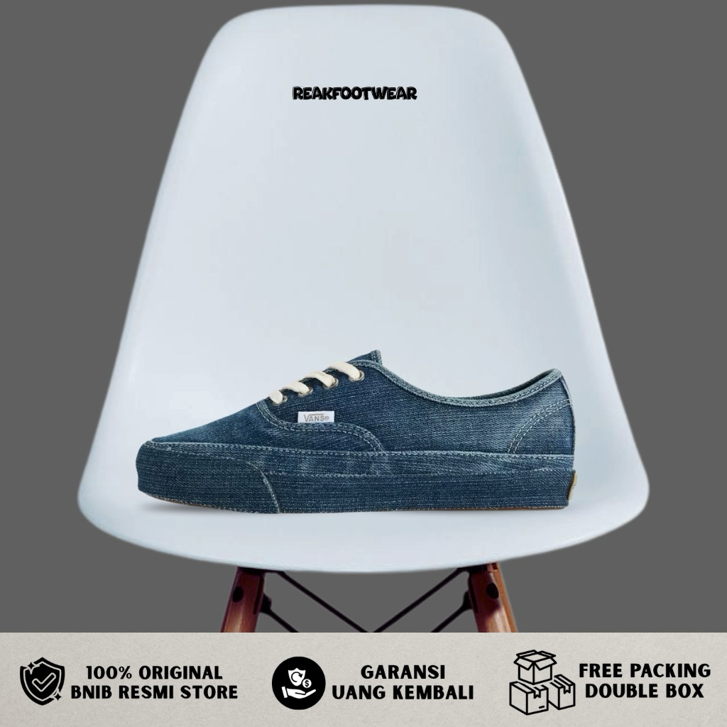Vans Authentic 44 Lx Denim Blue 100% Authentic
