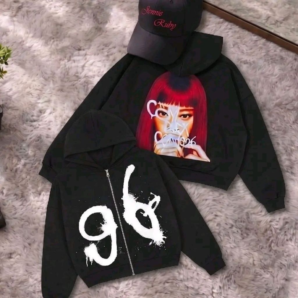 JENNIE x ComplexCon Hoodie Zipper Free gift
