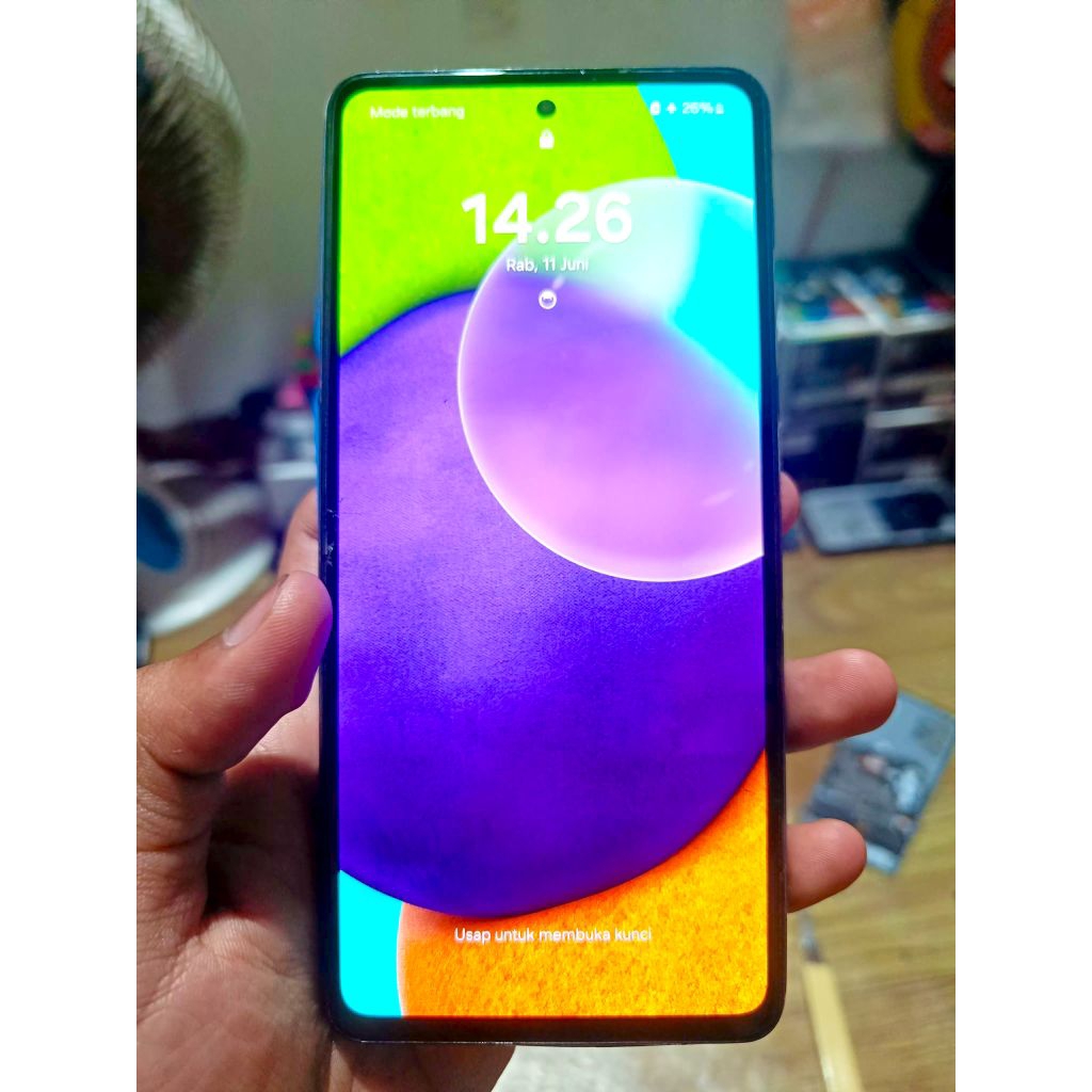 LCD FREME SAMSUNG A52 NORMAL ORIGINAL COPOTAN MINUS RETAK BERGARANSI