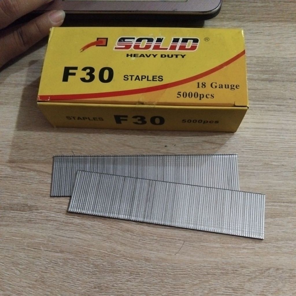 Isi Staples Paku Tembak F30 5000 pcs / Paku Tembak / Paku Angin Compresor/Kompresor / Isi Angin Paku