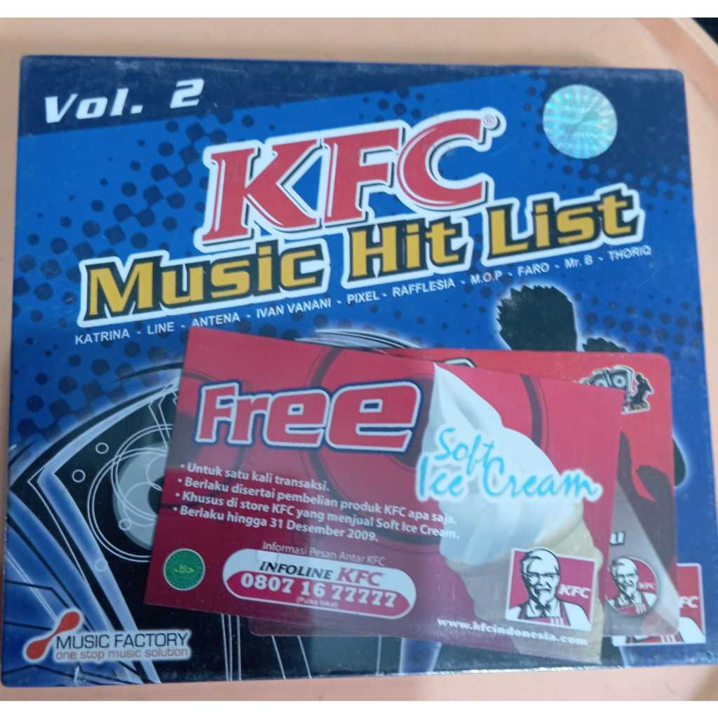 CD Audio KFC Music Hit List Vol 2 Pixel Caffeine