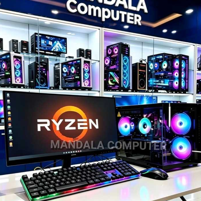 Fullset PC Gaming Editing | AMD Ryzen 7 5700G | RAM 16GB/32 GB | NVME 512GB | Monitor  22/24 Inch