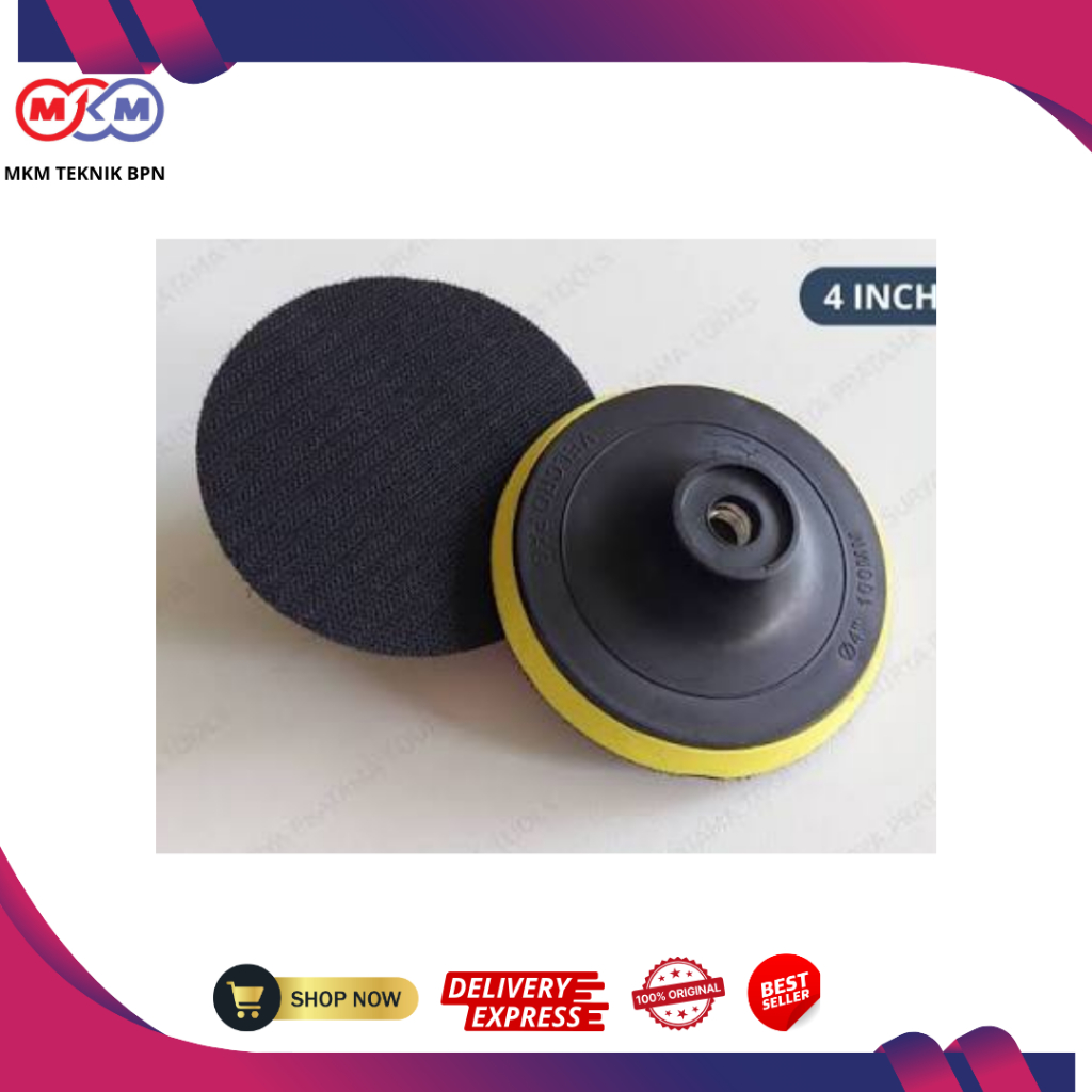 VELCRO Tatakan AmplaS Bulat 4 Inch & 7 inch