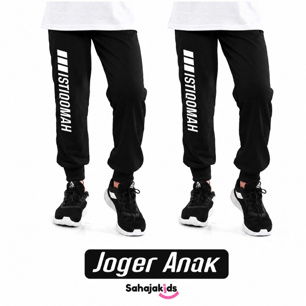 Celana Joger Sablon Anak Celana Training anak Laki Laki Jogger Anak Laki Laki