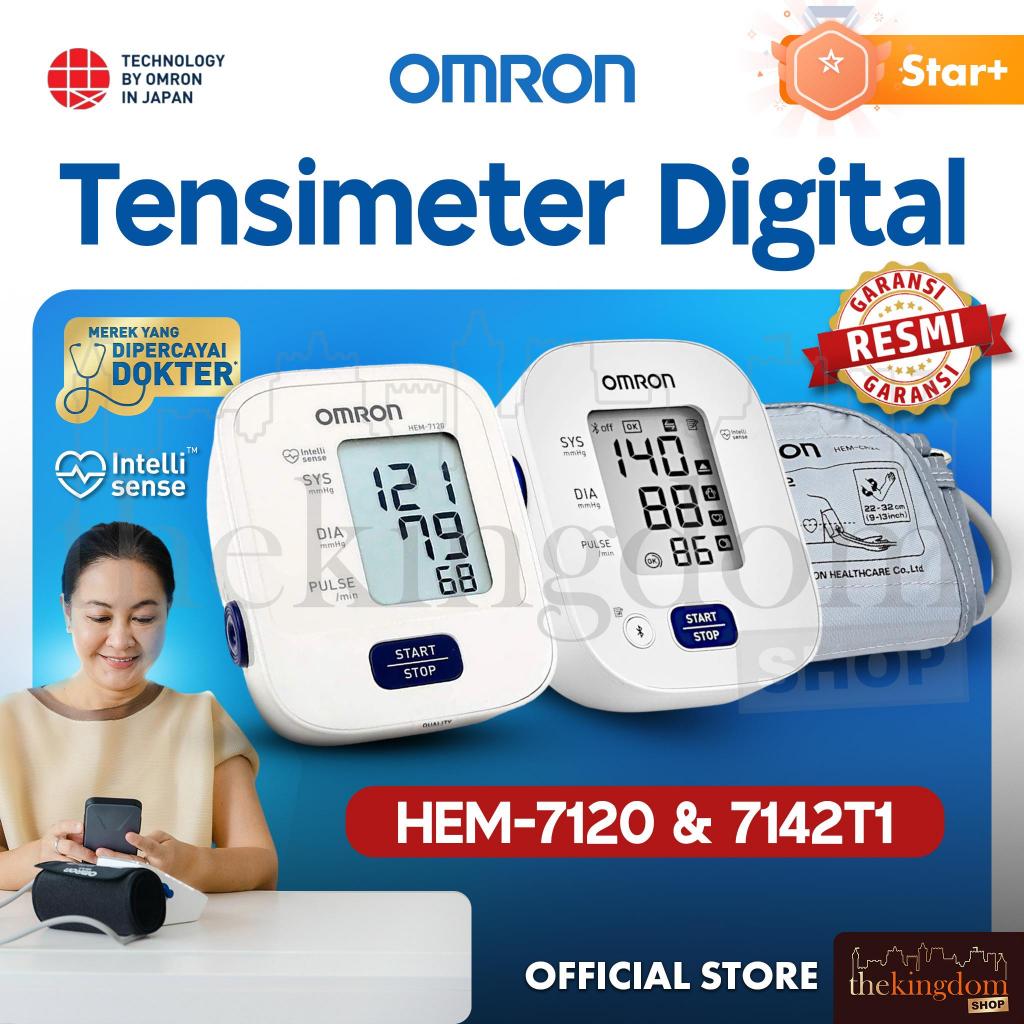 Omron HEM-7120 7121 7142T1 7142T2 7142T 7142 7140T1 Tensimeter Digital Tensi Darah Alat Ukur Darah T