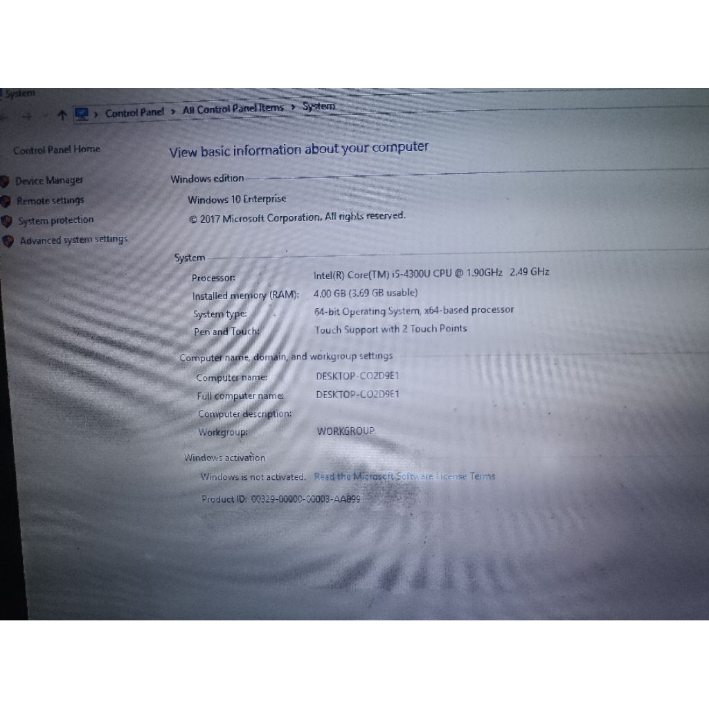 Mainboard lenovo thinkpad x240 x250 x260 core i5 normal